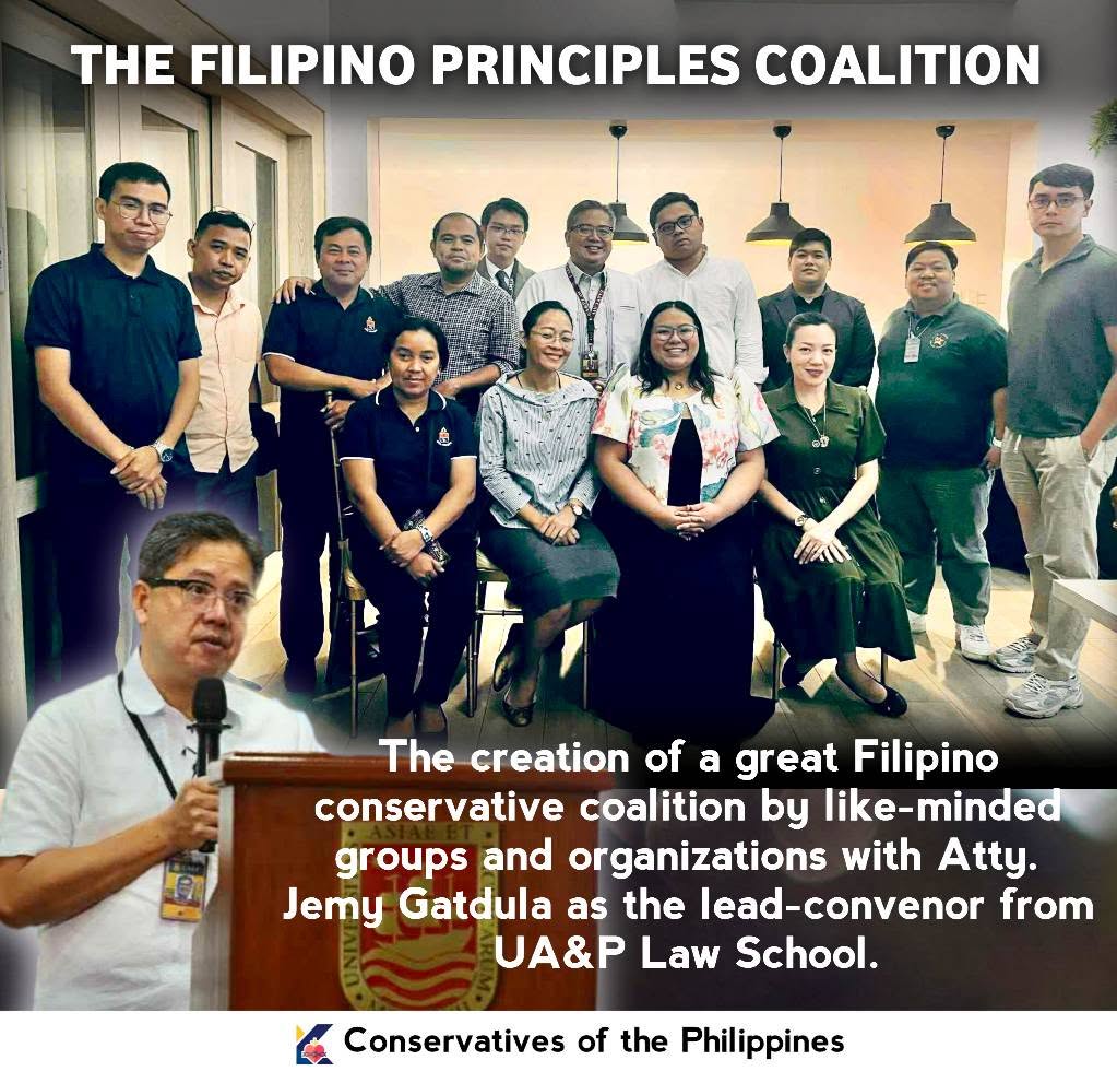 Creation of the " π
πππππππ ππππππππππ πππππππππ " with Atty Jemy Gatdula as the lead-convenor, the Dean of UA&P Law School